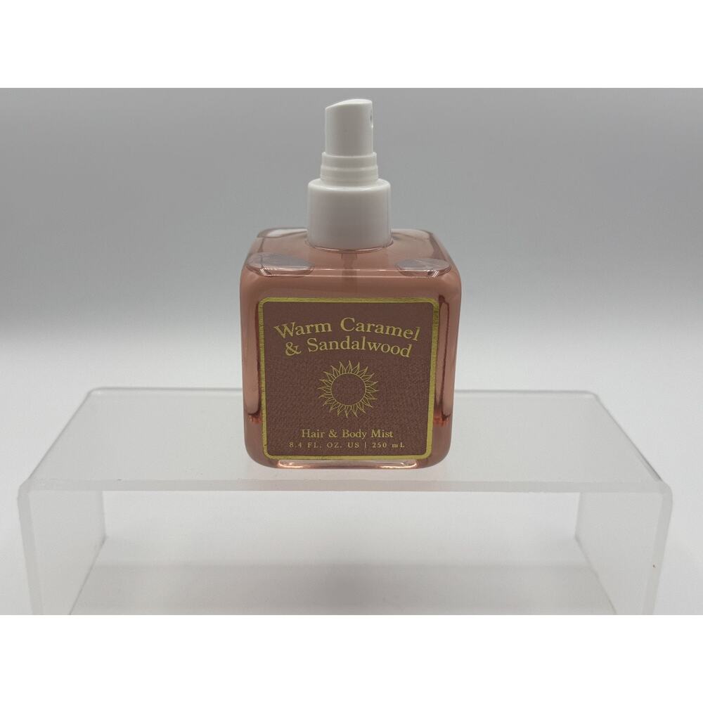Tru Fragrance & Beauty Warm Caramel & Sandalwood Hair & Body Mist 8.4 oz, NEW